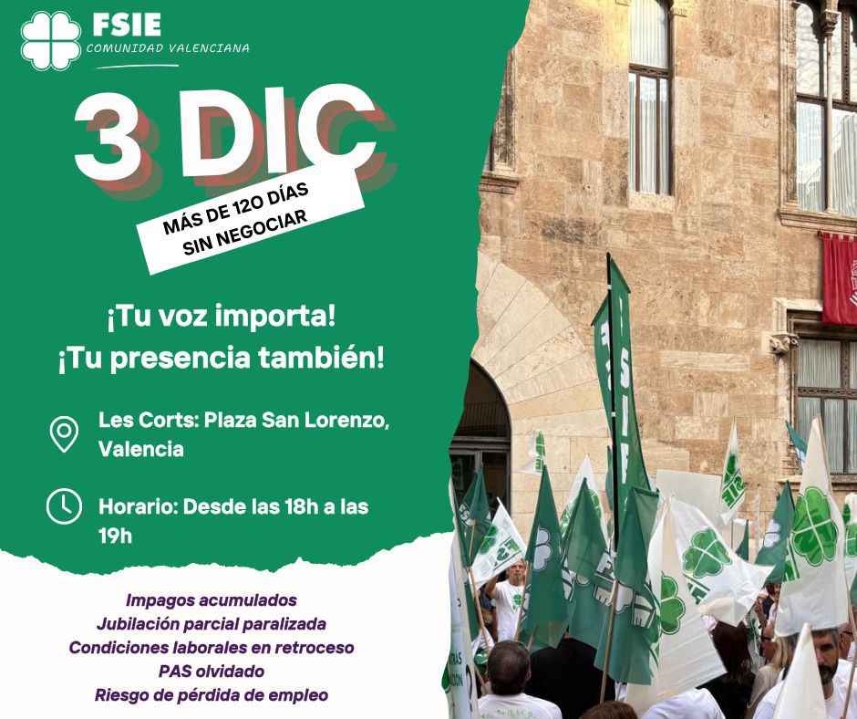 concentracion corts 3 diciembre